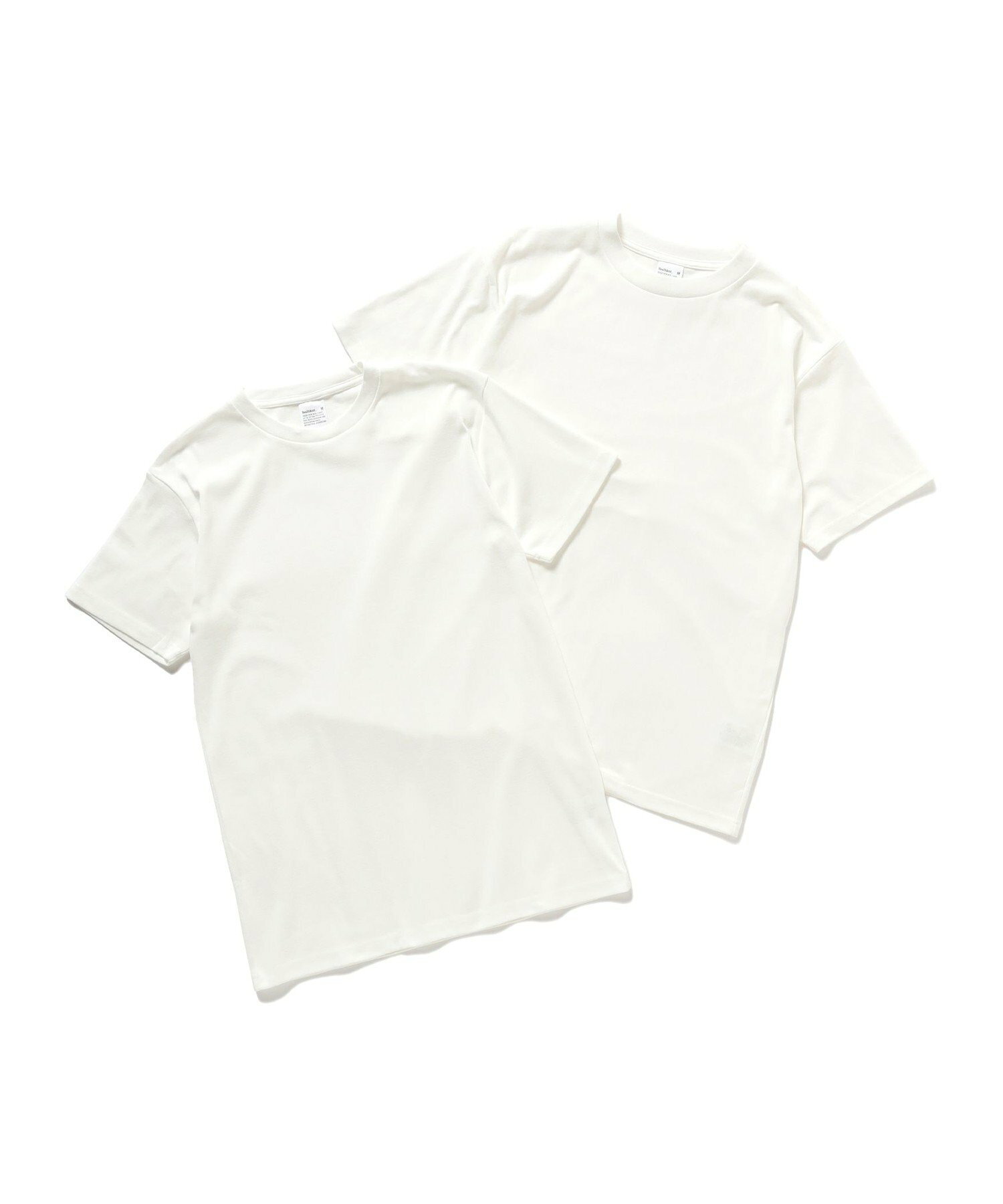 Healthknit / ミリタリー 2パック クルーネック  Tシャツ (天竺素材&フライス素材)